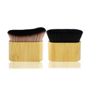 2pcs Self Tanner Brush, Sunscreen Tanning Brush for Self Tan Flat & Curved Head Brush for Body Instant Makeup Buffing Brus...