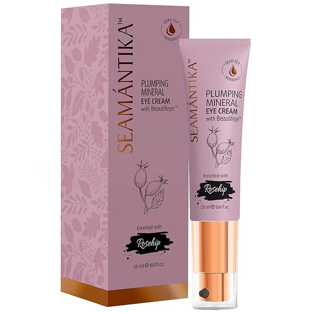 PLUMPING MINERAL EYE CREAM - Firming, Lifting, & Smoothing Formula, Eye Cream Anti-Aging - Quick Absorbing & Rich Moisture...