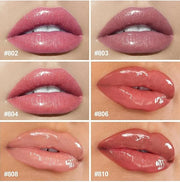 MAEPEOR Moisturizing Lipgloss Set 6PCS Smooth Shiny Lip Gloss Neutral Nude Nourishing Glossy Lipgloss for Women and Girls ...
