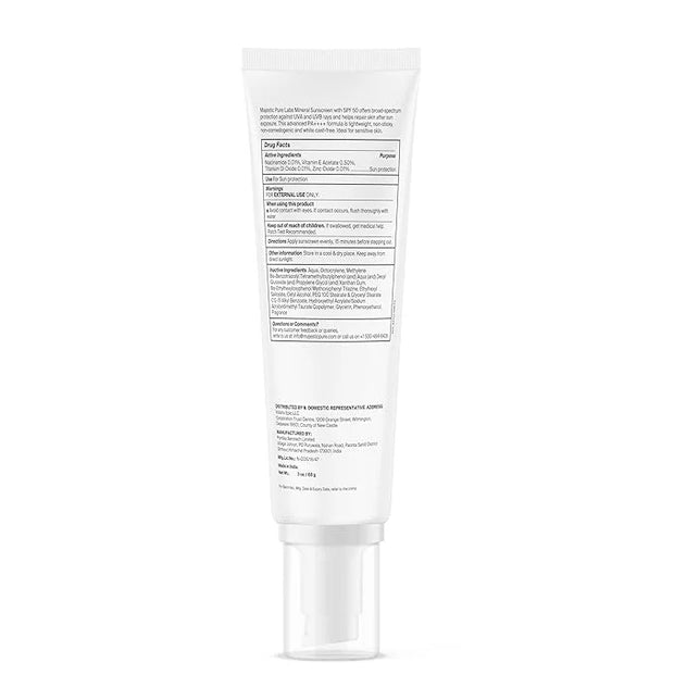 100% Mineral Sunscreen with Zinc Oxide & Titanium Dioxide | Blends Seamlessly for Healthy Glow with Vitamin E & Niacinamid...