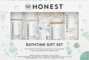 The Honest Company Fragrance Free Bathtime Gift Set | Hypoallergenic Bath Essentials for Sensitive Skin | Shampoo + Body W...