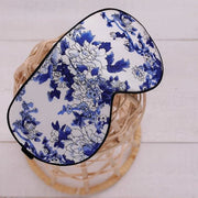 MAXFEEL Feel 100% Pure Silk Eye Mask - Sleep Eye Cover in Floral Colors (#39) - Product Image