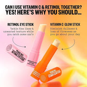 PEACE OUT Skincare Retinol Eye Stick, Daily Retinol Anti-Aging Under Eye Serum Balm, Helps Reduce Fine Lines and Dark Circ...