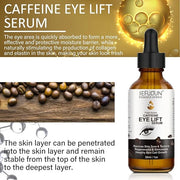 Caffeine Eye Serum + EGCG, Eye Serum for Dark Circles and Puffiness, Under Eye Serum Reduces Puffiness, Dark Circles, Unde...