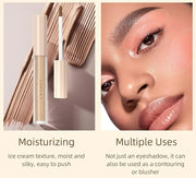 Matte Liquid Eyeshadow Long Lasting High-pigmented Eyeshadow Gel Eye Makeup (Matte Nude - Product Image