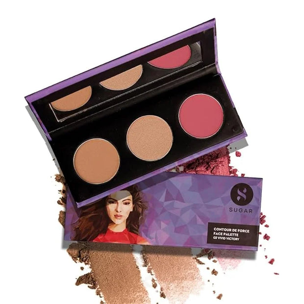 SUGAR Cosmetics Contour De Force Face Palette -