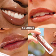 Tower 28 ShineOn Milky Lip Jelly, ALMOND, Non-Sticky, Hydrating Vegan Lip Gloss in Milky Chocolate, Apricot and Raspberry ...