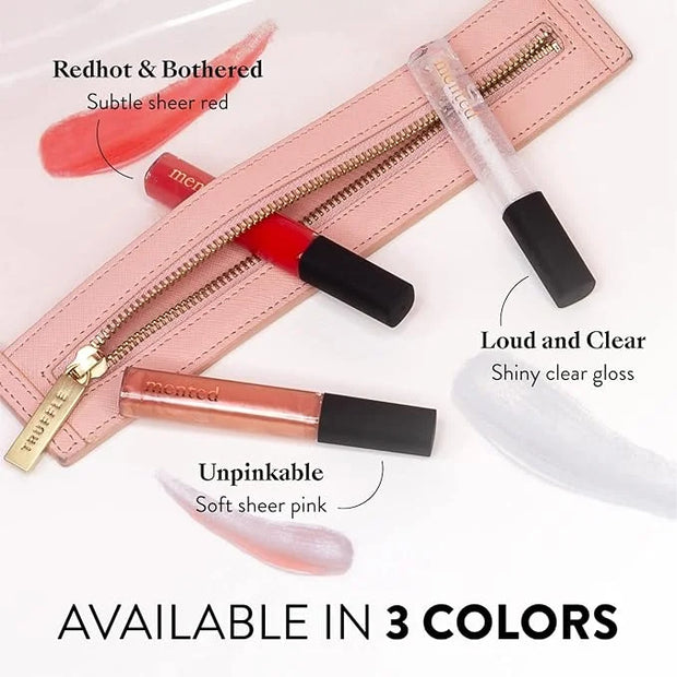 Mented Cosmetics | Red Hot and Bothered Sheer Lip Gloss | Red Tinted Lip Gloss | Vegan, Paraben-Free, Cruelty-Free Gloss T...