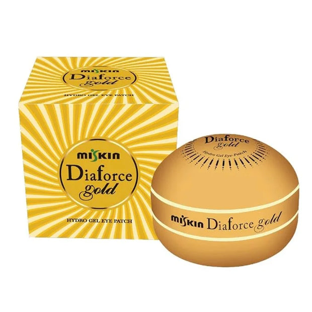 [made in korea] MISKIN Diaforce 60 sheets Gold & Diamond Hydro-Gel Eye Patch eye mask by miskin - Product Image