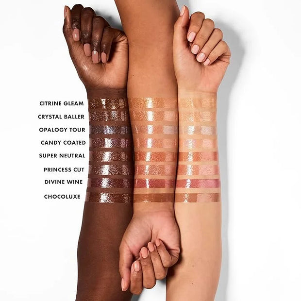 e.l.f. Glow Reviver Lip Oil, Nourishing and Hydrating with High-Shine Glimmer Finish & Sheer Wash Of Color, Minty Scent, N...