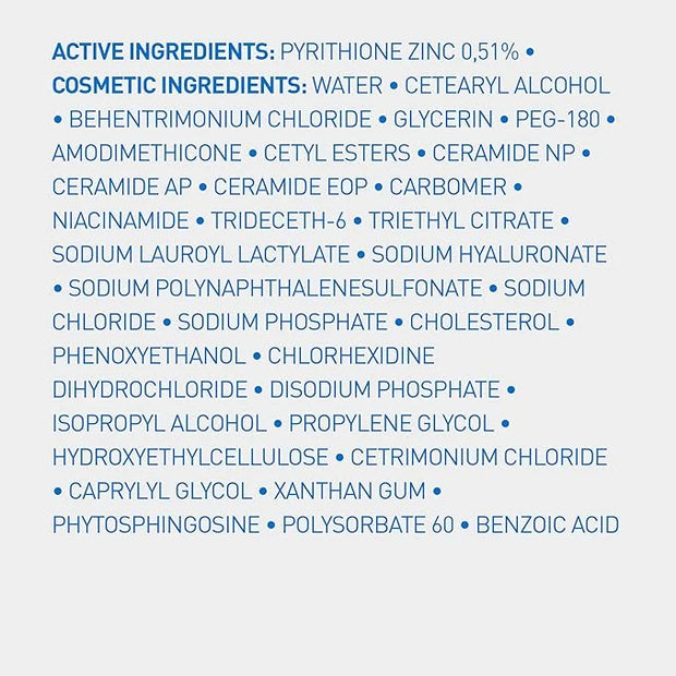 CeraVe Hydrating Anti Dandruff Conditioner, 0.5% Pyrithione Zinc Dandruff Treatment With Ceramides, Hyaluronic Acid & Niac...