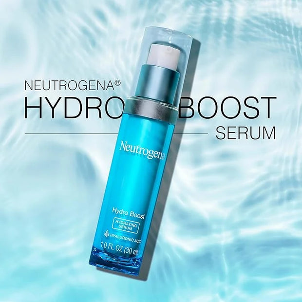 Neutrogena Hydro Boost Hydrating Hyaluronic Acid Serum, Hydrating Face Moisturizer For Dry Skin, Oil-Free Non-Comedogenic ...
