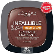 L'Oreal Paris Infallible Up to 24H Fresh Wear Soft Matte Longwear Bronzer. Waterproof, heatproof, Transfer, humidity and s...