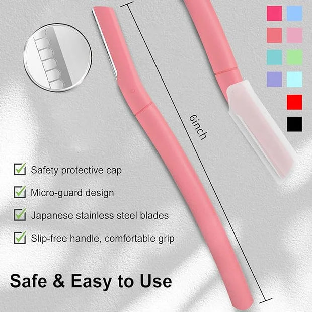 Face Razors for Women, Dermaplane Razor for Women Face, Eyebrow Razor, Facial Razors, Dermaplaning Tool, Gentle Skin Exfol...