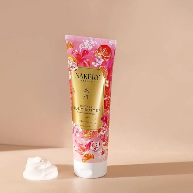 Nakery Skin Toning Body Butter for Women - Firming Body Lotion for Women - Peptide Infused Body Lotion for Crepey & Saggin...