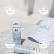 Sonrei Sea Clearly Premium SPF 50 Clear Face and Body Organoshield Sunscreen Gel | UVA, UVB & Antioxidant Enriched, UV Pro...