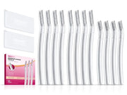 SINAHET Dermaplaning Tool (12 Count), Professional Face Razors for Women, Facial and Eyebrow Hair Removal, Gentle Skin Exf...