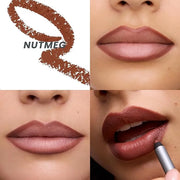 Wonderskin Lip Liner Pencil - 360 Contour Lipliner, Long Lasting, Sharpenable, Waterproof and Transfer-Proof Brown Lip Lin...