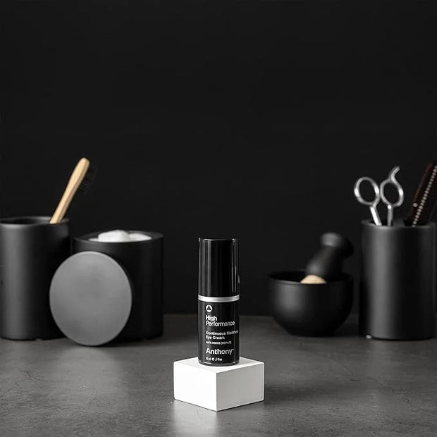 Anthony High-Performance Eye Cream, Anti-Aging Continuous Moisture With Vitamins A, C & E, Caffeine, Jojoba & Squalane, Re...