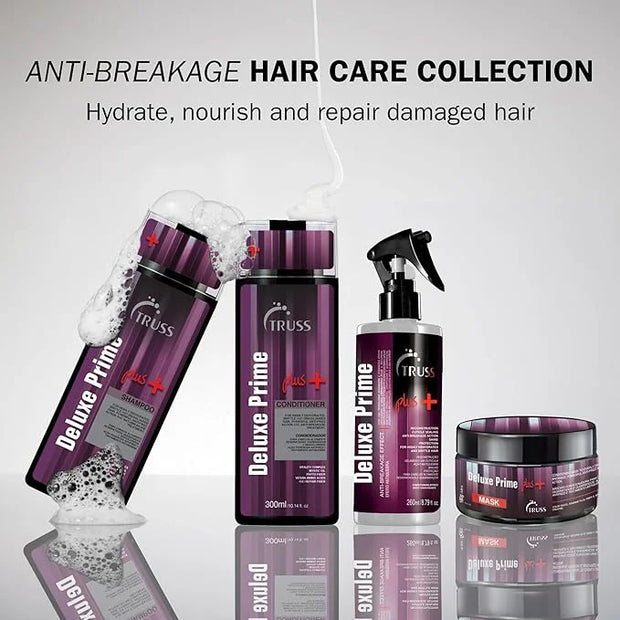 TRUSS Deluxe Prime Plus Anti Breakage Hair Spray - Rinse-Out Damaged Hair Treatment for Cuticle Sealing & Protection - Hel...