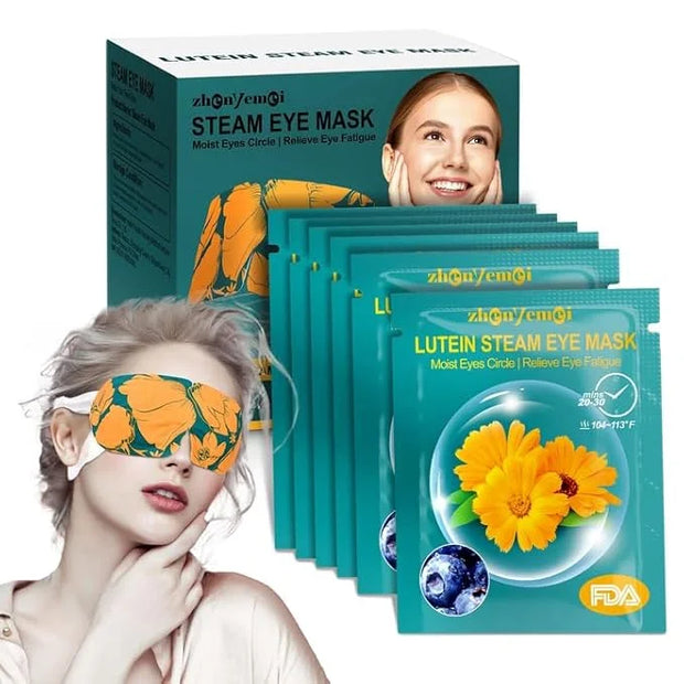 Steam Eye Mask 20 Packs, Self Heating Sleep Mask for Dry Eyes, Fatigue, Dark Circles, Comfortable Moist Warming Eye Mask, ...