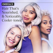 Eva NYC Tone It Down Purple Conditioner for Blonde & Color-Treated Hair, Eliminates Brassy Yellow Tones, Hair Moisturizer,...