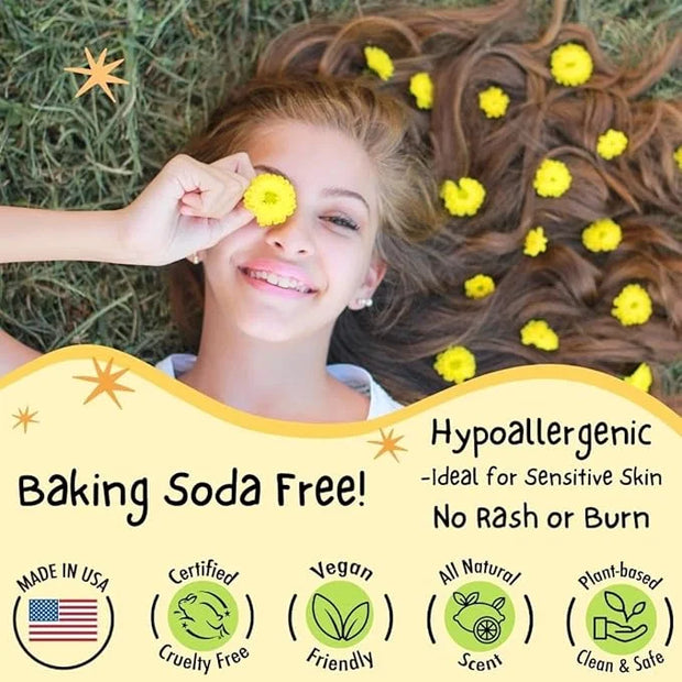 MONA 100% Natural Deodorant for Kids | Safe For Girls & Boys with Sensitive Skin | Baking Soda Free, Aluminum Free | Vegan...