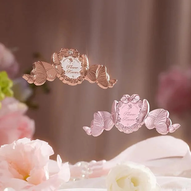 Flower Knows Violet Strawberry Rococo Glitter Lip Gloss G02 Rasberry Booze + Midsummer Fairytales Decorate Hair Clip Golde...