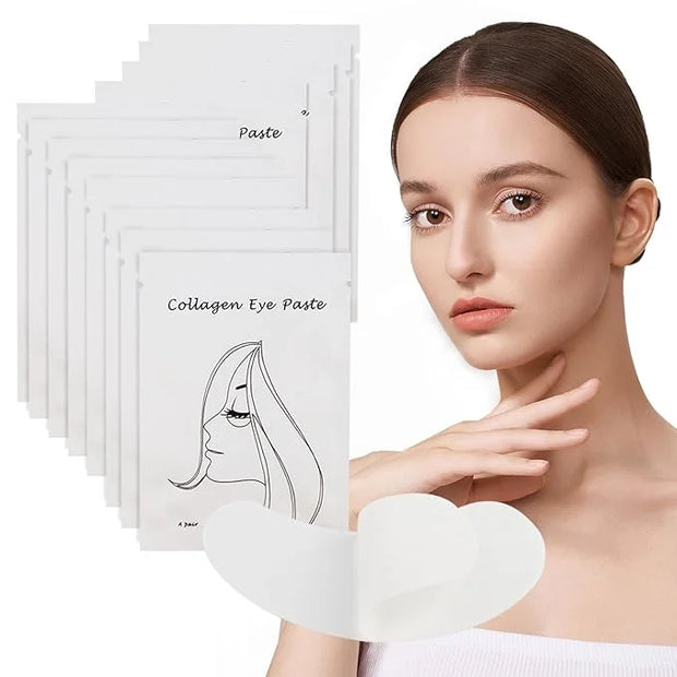 100 Pair Lint Free Hydrogel Eye Gel Patch Makeup Lash Lift Tools Under Eye Patch Pads for Eyelash Extension - Product Image