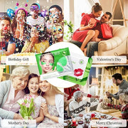 30 Pairs Lip Masks & Eye Mask - Aloe Vera Under Eye Patches for Women - Moisturizing Lip Mask for Women - Firming Eye Patc...