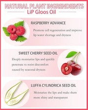 Plumping Lip Glow Oil,Hydrating Tinted Lip Oil Gloss,Transparent Toot Lip Oil Lipgloss,Long Lasting Moisturizing Glow Revi...