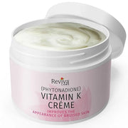 Reviva Labs Vitamin K Crème for Bruising, Under-Eye Dark Circles, and Wrinkles with Soybean Oil and Natural Fruit Extracts...