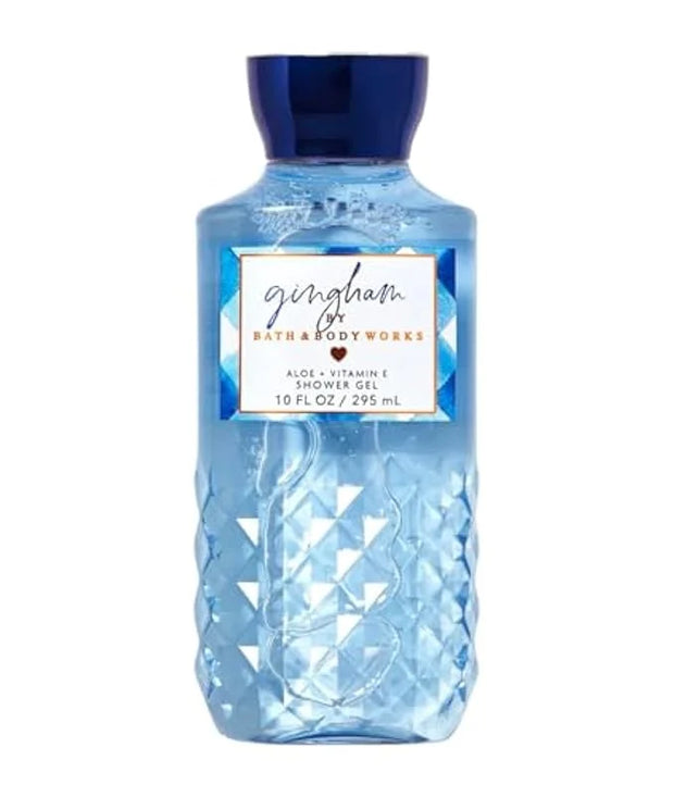 Bath and Body Works Gingham Shower Gel 10 ounce Full Size - Product Image