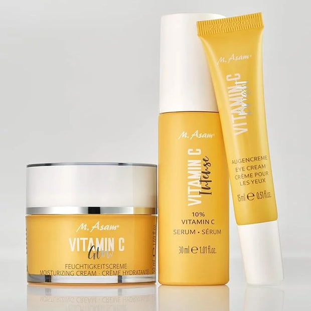 M. Asam VITAMIN C BRIGHT Eye Cream (0.5 Fl Oz) - Dark Circle Eye Treatment, Anti-Aging Eye Cream, Hydrating Vitamin C Eye ...