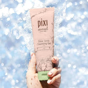 Pixi Beauty Glow Tonic Cleansing Gel 135ml | Glycolic Acid Facial Cleanser | Purify and Brighten Complexion | Ginseng Impr...