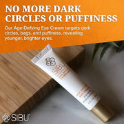 sibu Age-Defying Eye Cream, Made with Premium Himalayan Sea Buckthorn & Hyaluronic Acid (0.5 oz) – Smooths Eye Wrinkles & ...