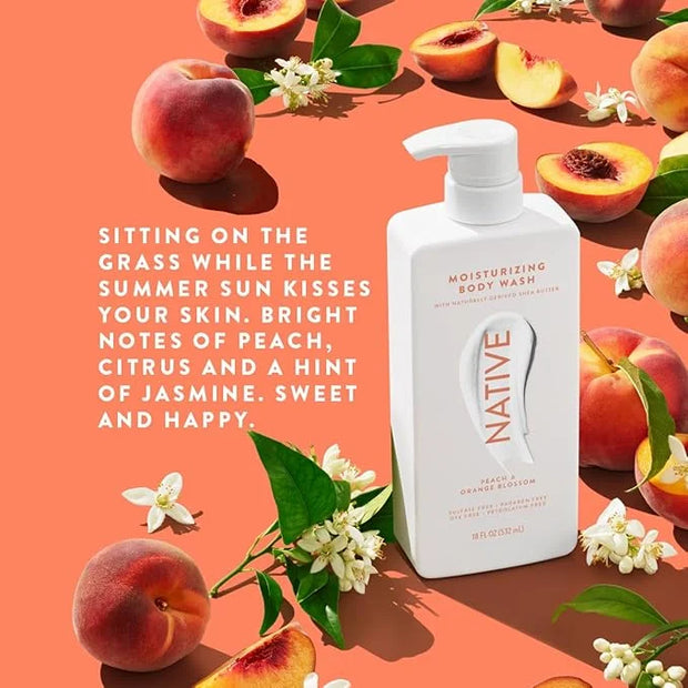 Native Moisturizing Body Wash Contains Naturally Derived Ingredients | For Women & Men, Sulfate, Dye, & Paraben Free Leavi...