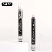 evpct 2Pcs Cream Eyeshadow Sticks Set for Eyes Vioiet Pink & Light Purple Shimmer Eye Crayon Shadow Brightener Stick Penci...