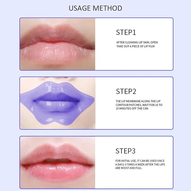 20Pcs Moisturizing Lip Mask, Lip Sleep