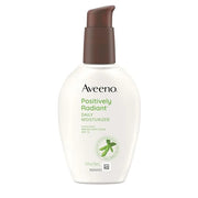 Aveeno Positively Radiant Daily Face Moisturizer with SPF 15 Sunscreen, Hydrating Facial Moisturizer with Soy Extract to I...