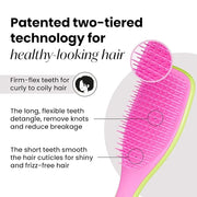 Tangle Teezer Ultimate Detangler Curly Hair Brush, Dry & Wet Hairbrush, Reduces Frizz & Breakage, for 3C to 4C Curly Hair ...