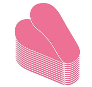 50Pairs(100Feets) Professional Quality Sunlees Tan Black Spray Tanning Feet Protectors (PINK)