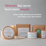 J&L Naturals Exceptional Skin Regimen Kit With Cleansing Bar, Face Salve, Konjac Sponge, Lip Balm | For Oily, Dry, Mature,...