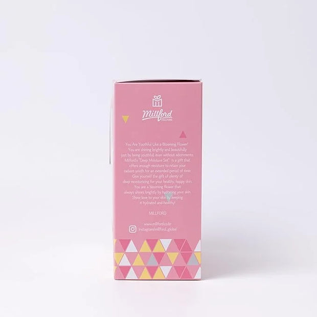 Deep Moisture Skincare Set with Panthenol and Hyaluronic Acid for Dry Skin, Moisturizing, Hydrating, Soothing, Face Moistu...