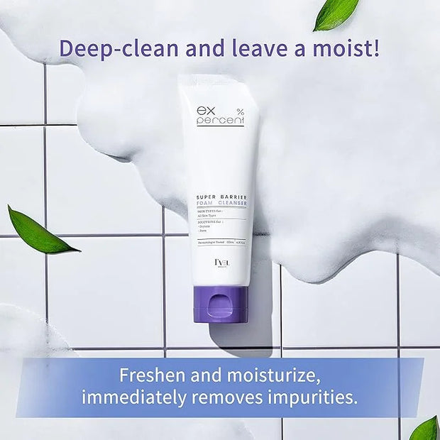 I'VEL Mositure skincare set- Super Barrier Moisture Cream, Foam cleanser - Product Image