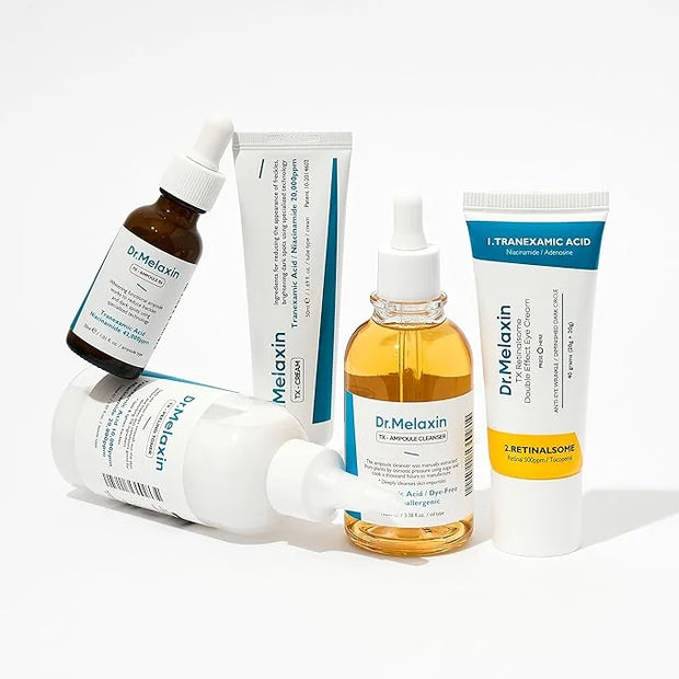 TX Tranexamic Acid Care Line TX cream+Toner+Ampoule+Cleanser Powerful Dark Spot Care | Visible Improvement in 4-8 Weeks - ...