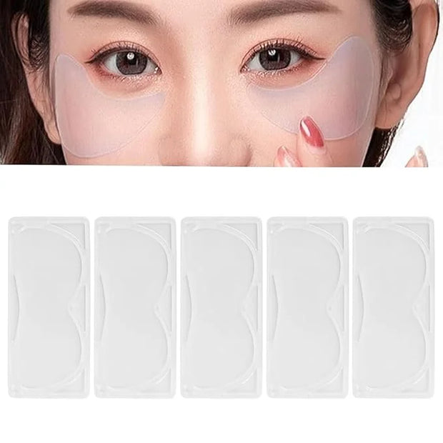 10Pcs (5Pairs) Eye Mask for DIY Face Mask Machine - Reusable Eye Patch Tray Plate Set - Portable DIY Facial Mask Machine M...