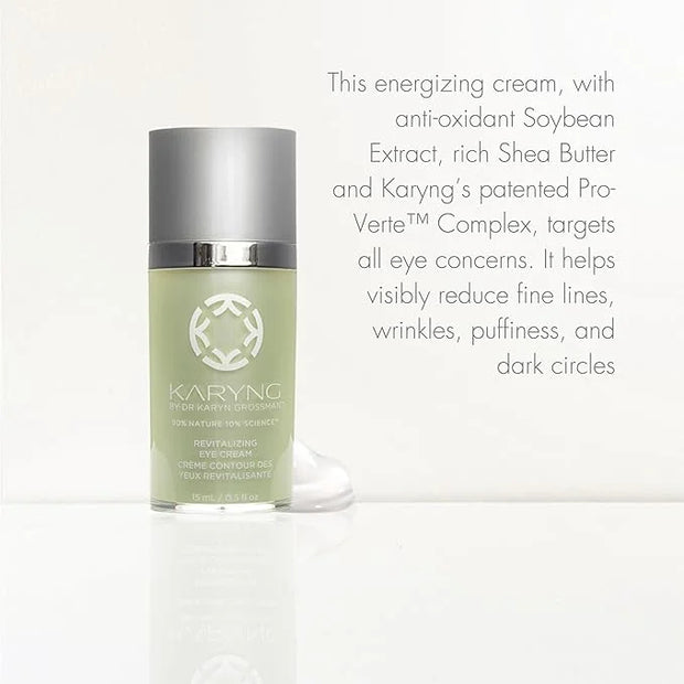 KARYNG Revitalizing Peptide Eye Cream, Organic Anti Aging Eye Cream, Targets Under Eye Puffiness, Fine Lines, Dry Skin and...