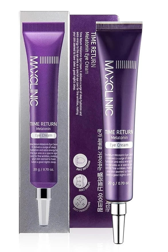 Time Return Melatonin Eye Cream for Dark Circles & Fine Lines | Clarifying Eye Cream for Bags Under Eyes | Firming Eye Cre...