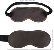 Hide & Drink, Unisex Sleep Eye Mask, Light Blocking for Sleeping, Handmade from Full Grain Leather - Bourbon Brown - Produ...